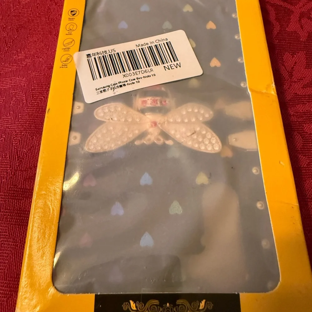 Galaxy Note 9 Luxury Black Glitter Phone Case with Gold Accents